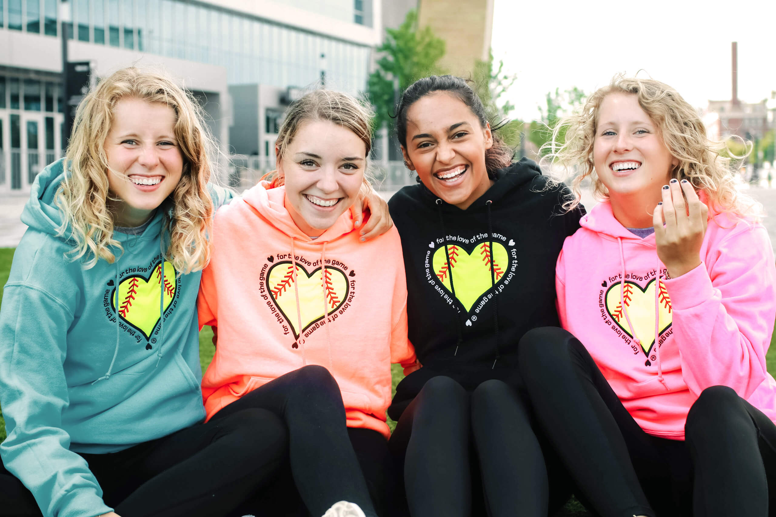 Softball sports apparel and hoodies